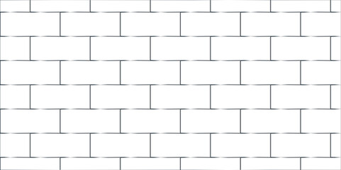 Fototapeta premium White brick wall background. architecture construction stone block brick wallpaper. seamless building cement concrete wall grunge background. 