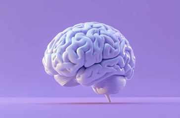 3D abstract brain illustration