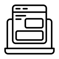 Website Layout Icon