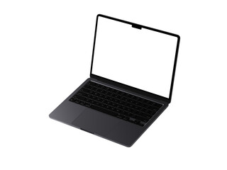 Laptop Mockup with Transparent Background PNG