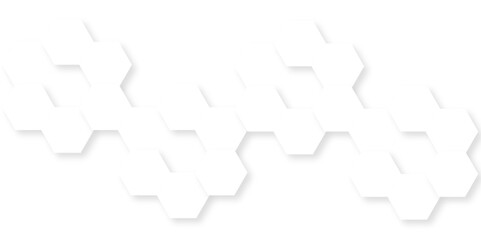 Seamless creative geometric Pattern of white hexagon white abstract hexagon wallpaper or background. Futuristic abstract honeycomb mosaic white background. white hexagon geometric texture.	
