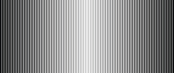 Abstract black and white blend line art background vector. Wallpaper design with wavy line in motion. Illustration for banner, packaging, social media, ads.