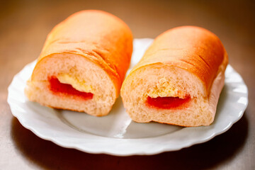 コッペパン　ジャム