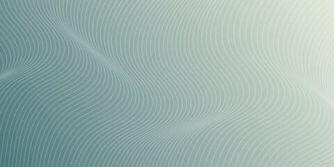 Flowing abstract patterns create a serene atmosphere in a minimalist design setting