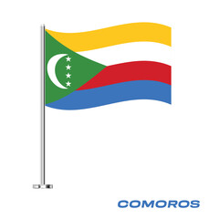 Flag Of Comoros, Comoros flag, National flag of Comoros. table flag of Comoros.