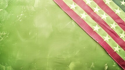 Naklejka premium Labor Day Pink - Green Background: Outlining Workers' Struggle Picture of Vitality and Hope with the Interweaving of Pink and Green