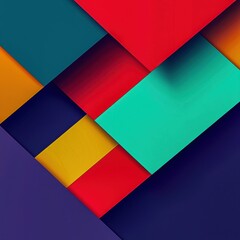 Vibrant Geometric Shapes Abstract Background for Creative Projects