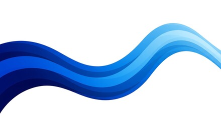 Azure Undulation AI Generated