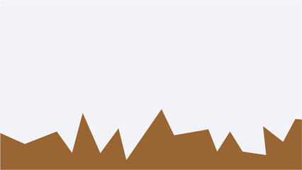 zigzag Abstract Design in Brown and White