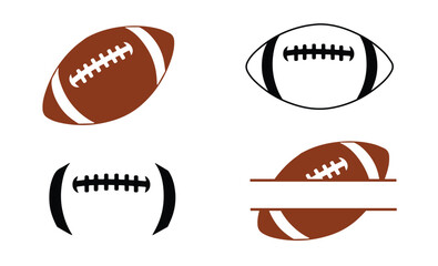 Football icon, Football name. Vector illustration. Football laces, Football stitches, This is great for stickers, mugs, t-shirts, cards, decorations