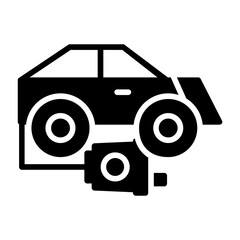Electric Car Icon