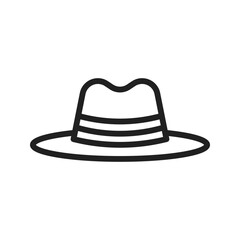 Hat II icon vector image. Suitable for mobile apps, web apps and print media.