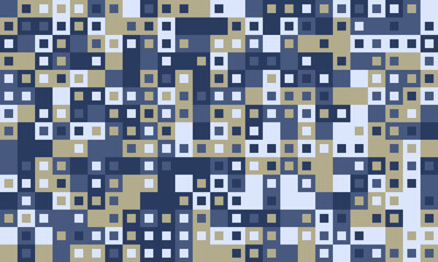 Abstract geometric pattern of squares in muted blues and beige tones.  Perfect for backgrounds, textiles, or website designs needing a modern, minimalist aesthetic.