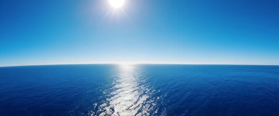 Blue Sky over the Blue Ocean background,peaceful, sunlight, art, illustration, light, white, blue, bright, design, nature, pattern, sky, texture, background, landscape, 5