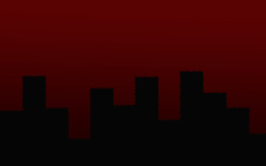 Fototapeta premium skyline at dusk background