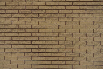 Backdrop - beige split face brick veneer wall with running bond layout