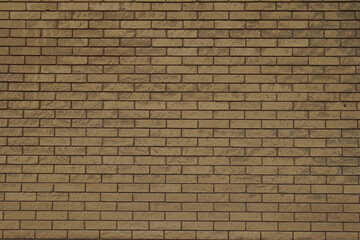Obraz premium Background - beige split face brick veneer wall with running bond layout