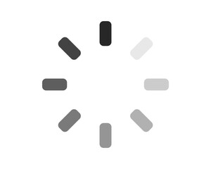 Loading bar status icon. Vector illustration. Vector loaded icons. Download progress. Donload or Upload.