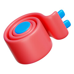 Bandage, Medical Equipment, Hospital Ambulance Tools, 3d rendering.