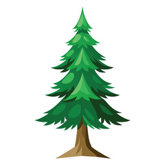 christmas tree vector illustration