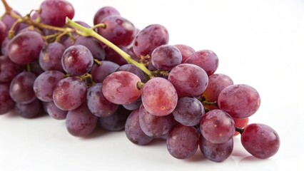 Fototapeta premium ripe grapes on a white background close-up