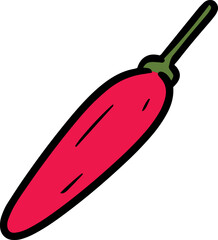 Illustration of chilli
