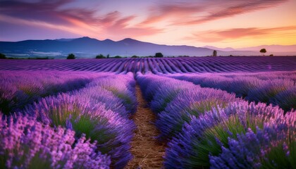 Obraz premium Lavender Fields of Provence, France