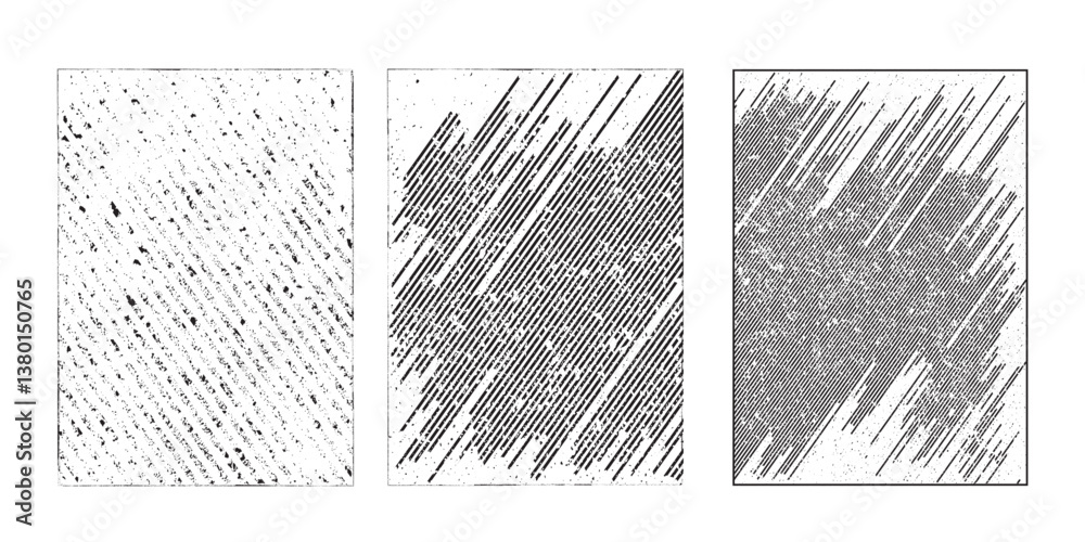 Aufkleber grunge urban backgrounds set.texture vector.dust overlay distress grain ,simply place illustration o