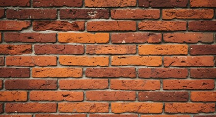 Obraz premium Crimson Brickwork: A Tapestry of Time AI Generated