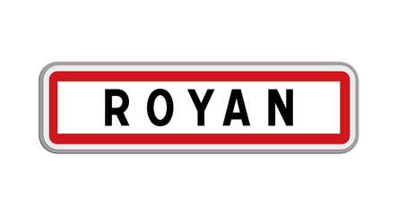 Panneau de Royan, Charente-Maritime, Nouvelle-Aquitaine