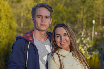 portrait of a young couple