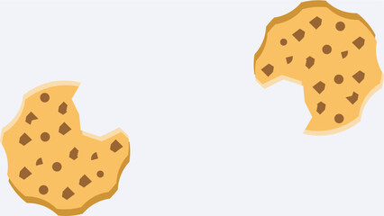 delicious cookies background design
