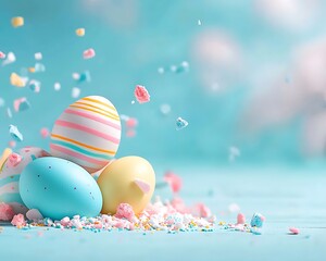 Easter Eggs, Pastel, Spring, Display