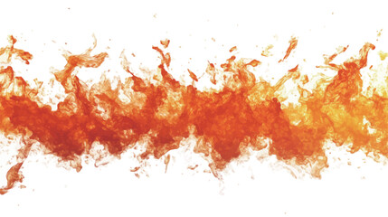 A vivid depiction of a fiery blaze, showcasing intense combustion with swirling flames and glowing embers. This dynamic illustration captures the raw energy and heat of fire, 