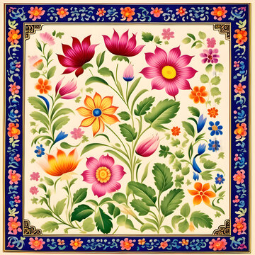 Vintage motif design, seamless pattern with flowers, seamless floral pattern with flowers, seamless floral pattern, seamless pattern with leaves