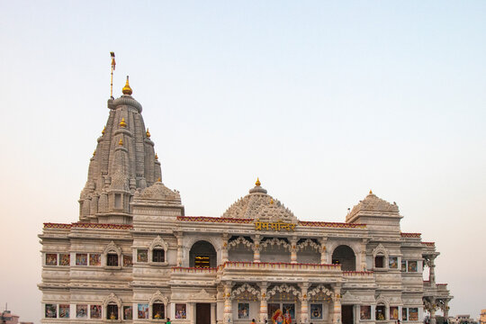 Very famous Hindu Temple- Prem Mandir. This temple is dedicated to Lord Krishna and Radha