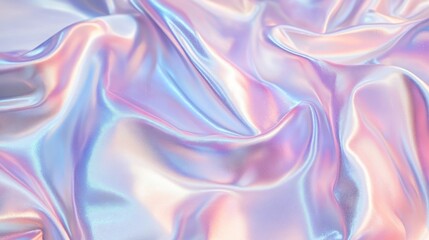 Obraz premium Abstract iridescent fabric drapes
