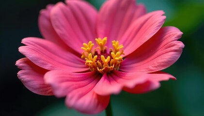 Fototapeta premium Macro shot of intricate details on a single flower petal, nature, bloom, organic