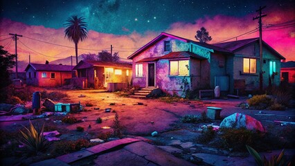 Chula Vista Foreclosure Crisis: Low-Light Night Photography of Abandoned Homes