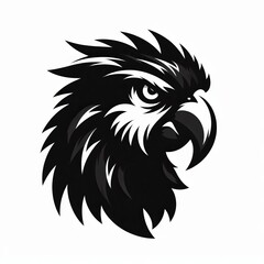 Obraz premium Minimalist Wildlife Illustration Featuring Bird Silhouettes