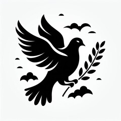 Fototapeta premium Wildlife Scene with Different Bird Silhouettes