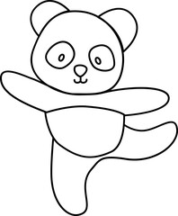 Panda illustration. 