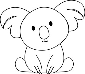 Koala illustration. 