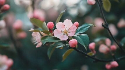 Obraz premium Closeup of spring blossom flower