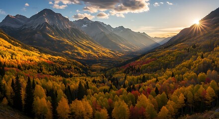 Golden Hour Majesty AI Generated