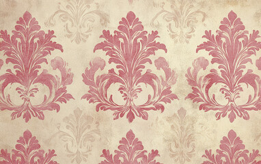 Retro style floral texture art background
