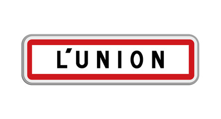 Panneau de L'Union, Haute-Garonne, Occitanie