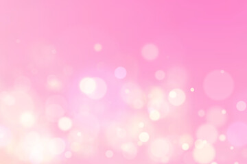 Bokeh on pink background.Bokeh blur.Light effect