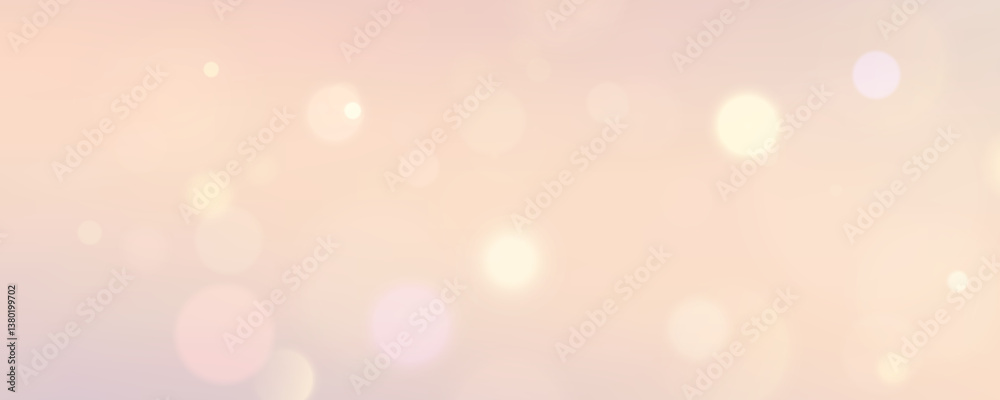 Poster Bokeh background. Subtle bokeh blur.