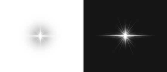 PNG Flash light on black background. Glow Star light sparkle. Vector glow sparkle effect. Abstract lens flare. Flashing lights. Transparent PNG. Stock royalty free